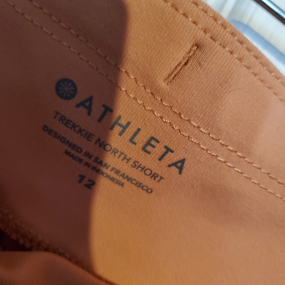 Athleta Dusty Apricot Color Trekki North Shorts - Picture 4 of 9